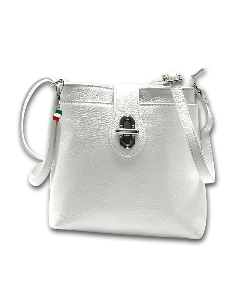 

Кожаная сумка через плечо Florence, белая, примерно 22 см Florence