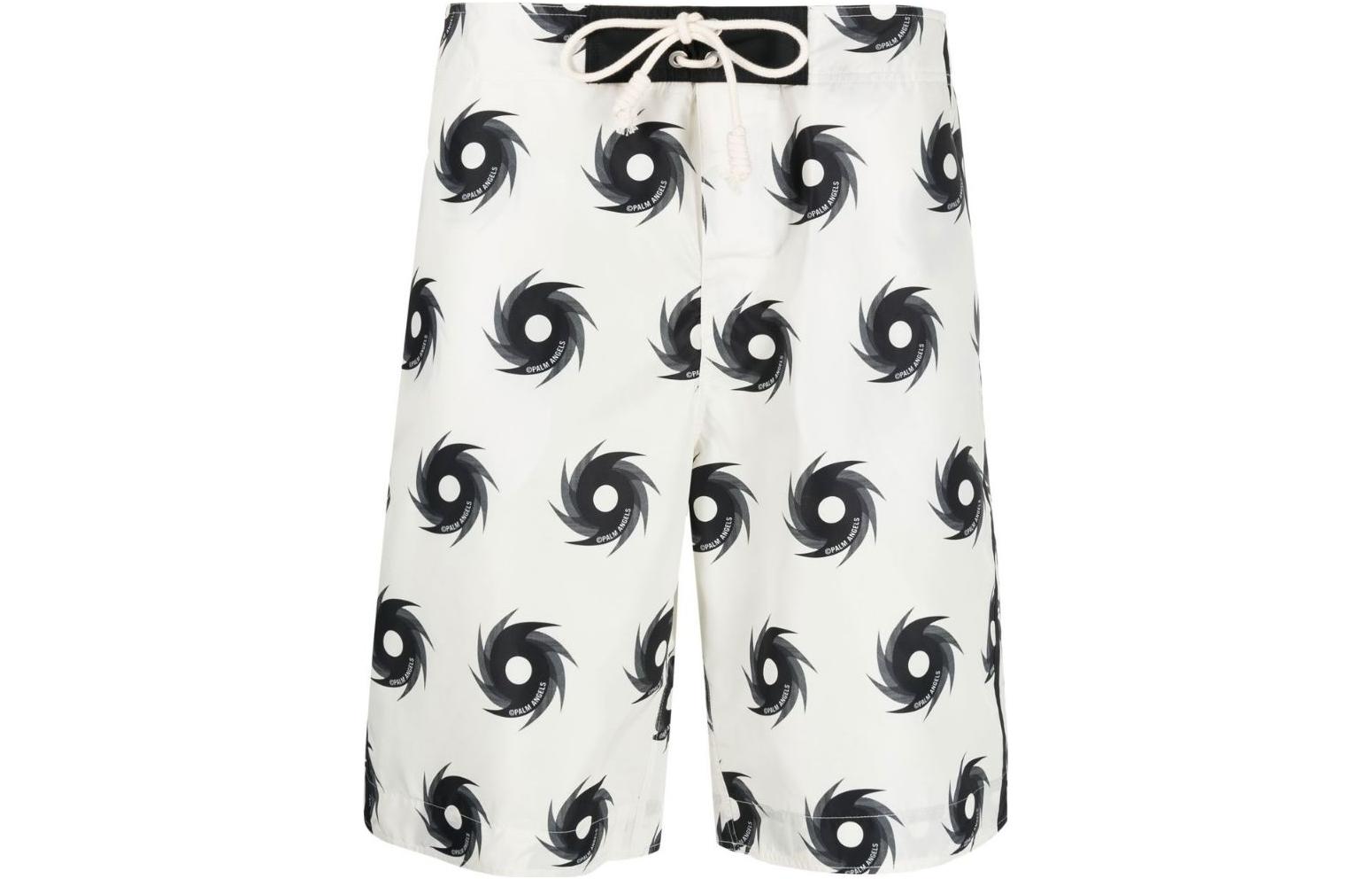 

Повседневные шорты мужские белые PALM ANGELS