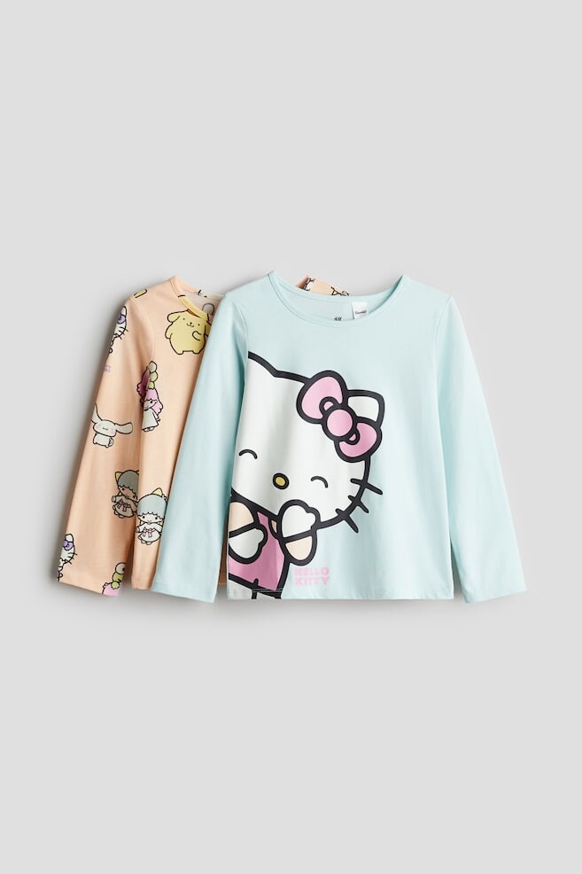

Комплект из 2 рубашек с длинными рукавами H&M, бирюзовые