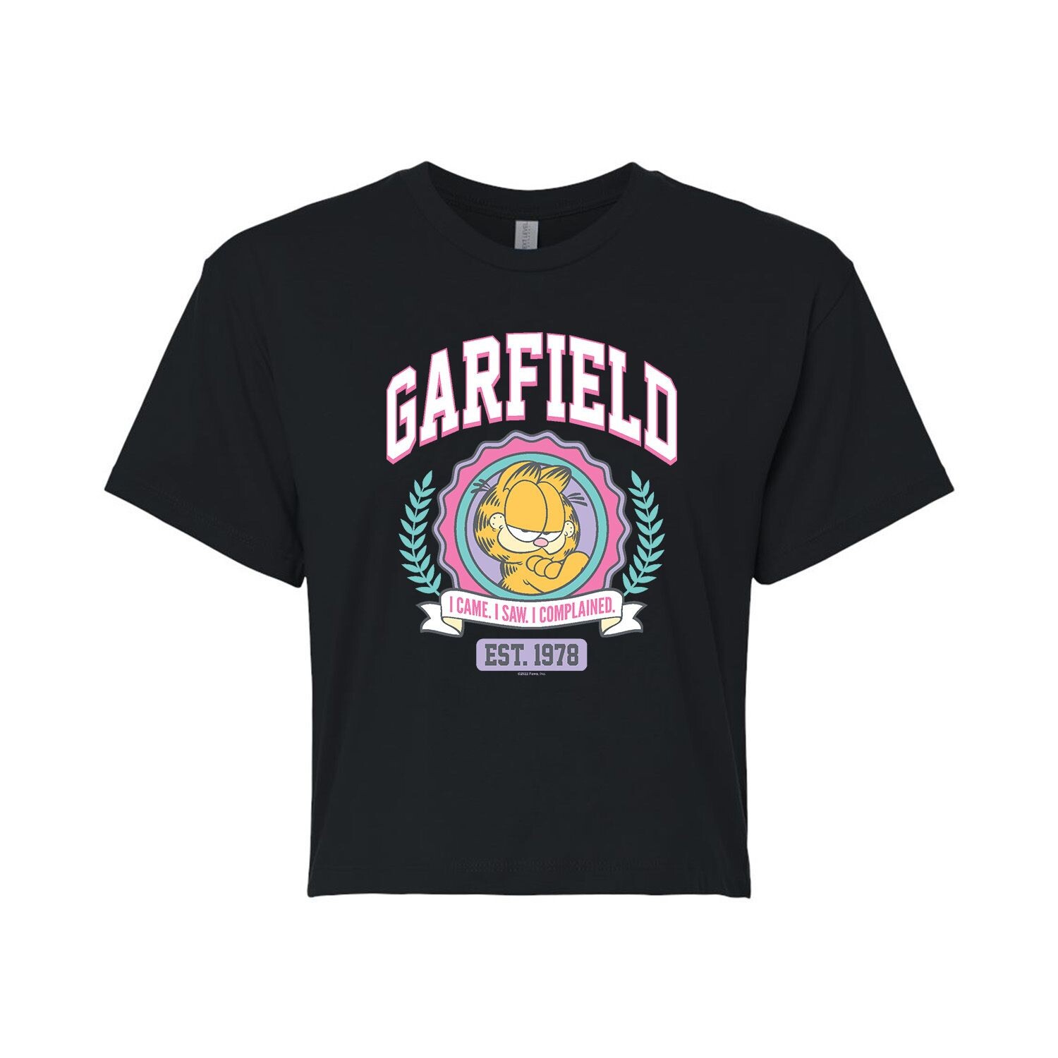 

Укороченная футболка Garfield Collegiate для юниоров Licensed Character