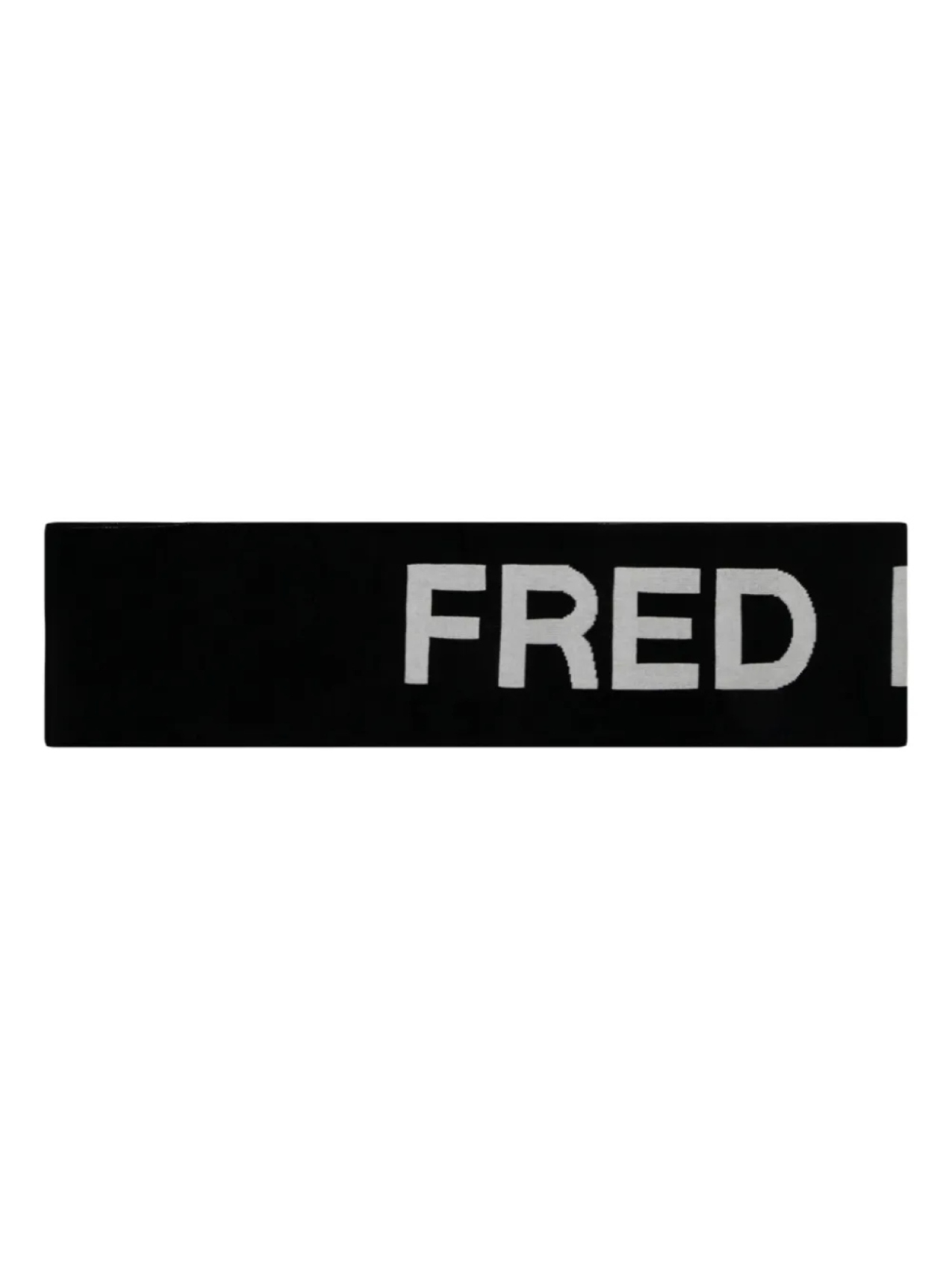 

Вязаный шарф Fred Perry, черный