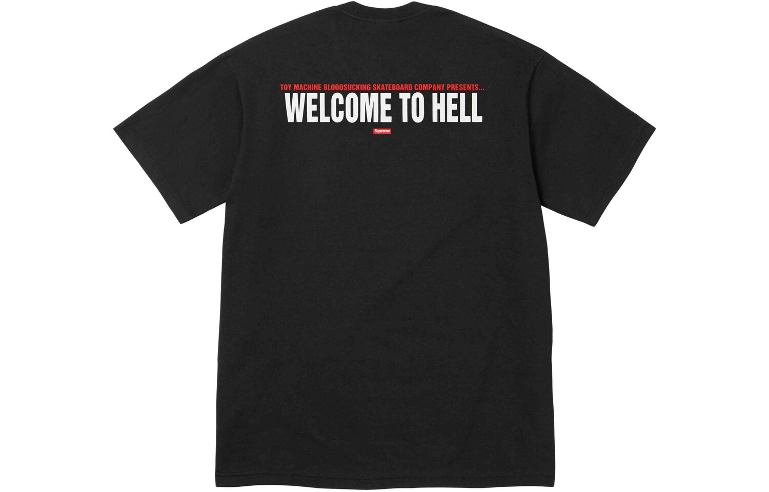 Футболка Supreme Toy Machine Welcome To Hell, зеленый — фото 4
