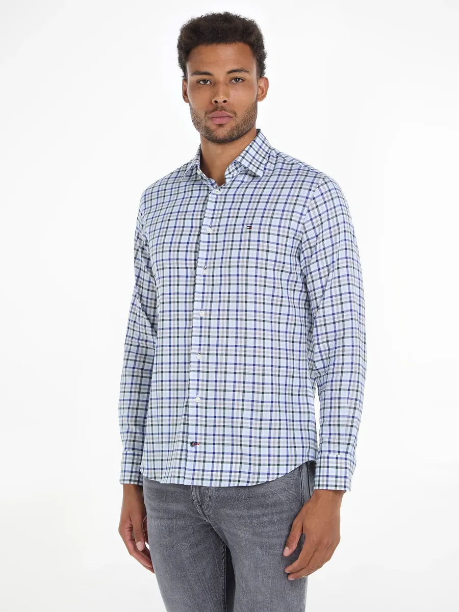 

Деловая рубашка Tommy Hilfiger "CL STRETCH TWILL GINGHAM RF SHIRT", цвет Light Blue Gingham