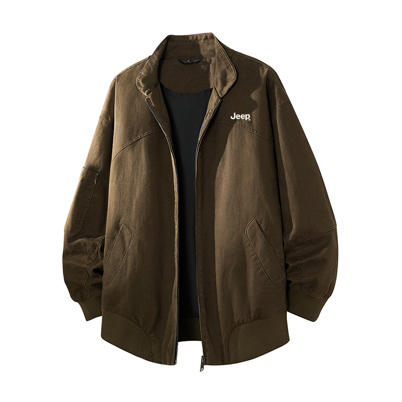 

Куртка Unisex Stand Collar Moderate Others Jeep, coffee