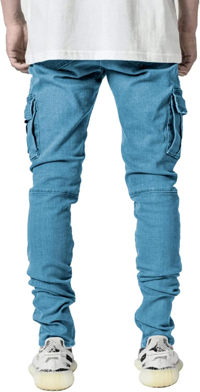 Джинсы Slim Fit, темно-синие — фото 4