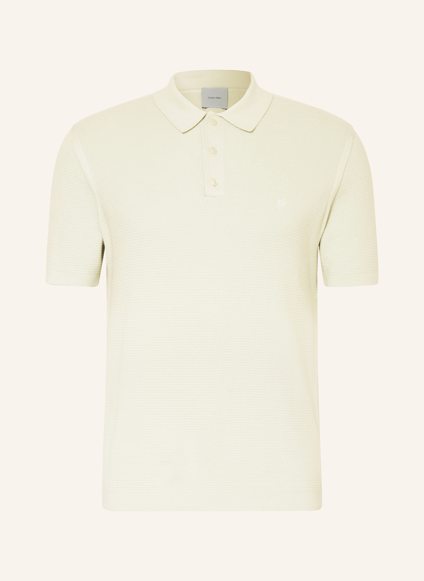 

Трикотажная рубашка поло Calvin Klein, зеленый