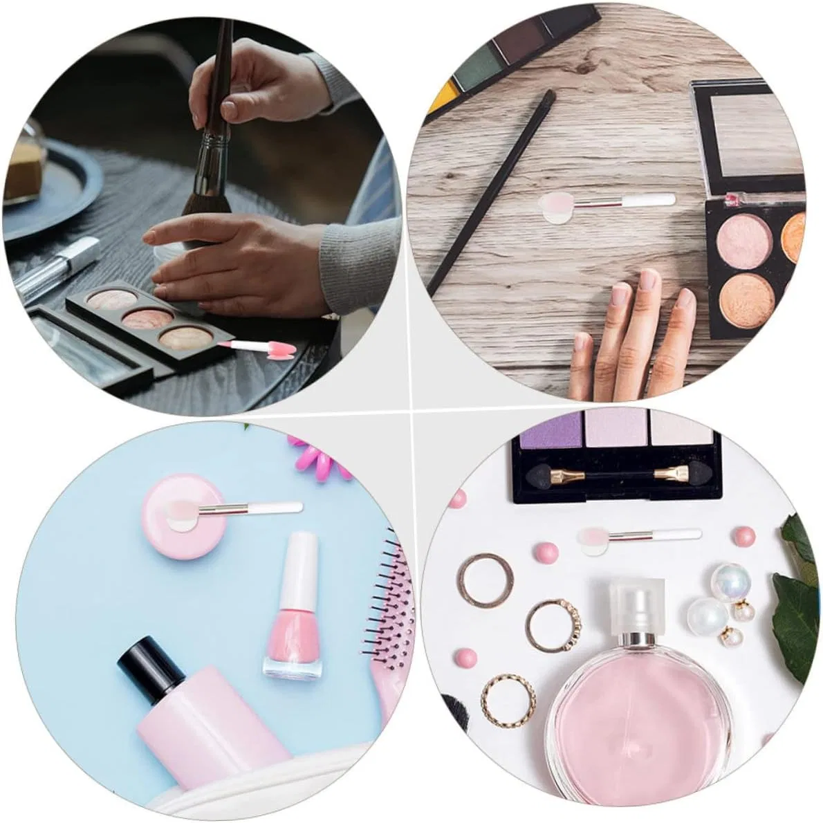 Силиконовый колпачок для кисти Beaupretty 10 шт красный — фото 2
