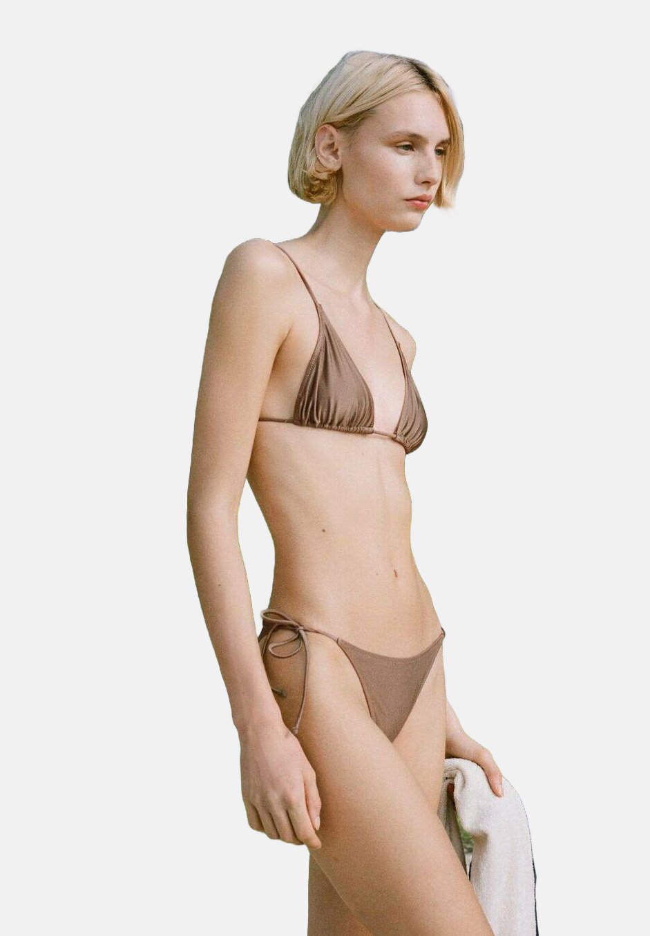 

Плавки бикини PARIS Mango, коричневый