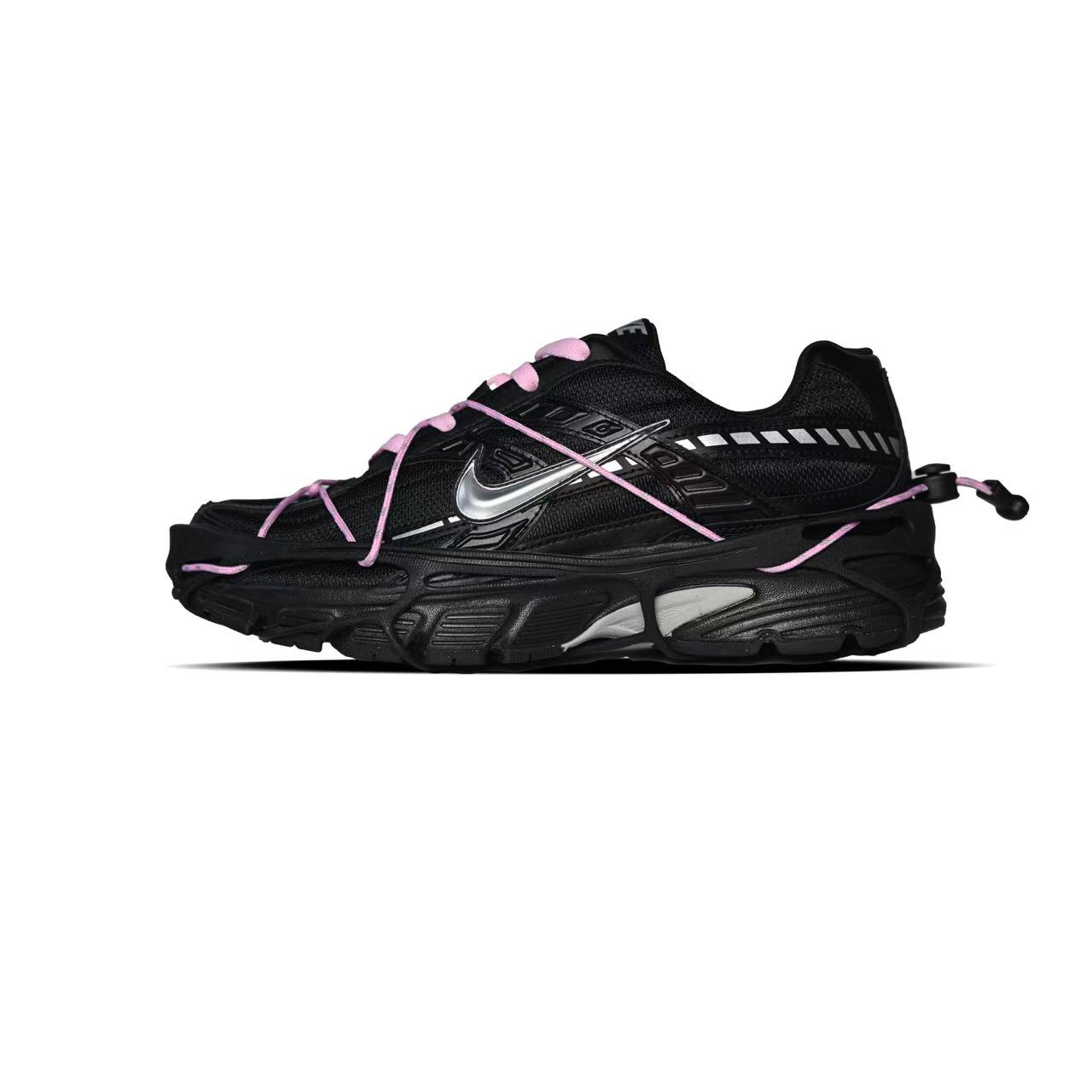 

Nike Инициатор амортизация, противоскользящая, устойчивая к истиранию, дышащие низкие кроссовки men's black pink