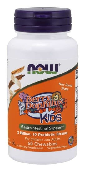 

Now Foods, BerryDophilus Kids, 60 таблеток
