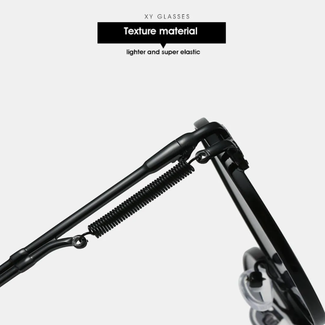 

Винтажные круглые солнцезащитные очки для мужчин и женщин в стиле стипанк с металлическими пружинами, ретро-дизайн, защита от УФ-излучения UV400 VFDHN, 3836-c5