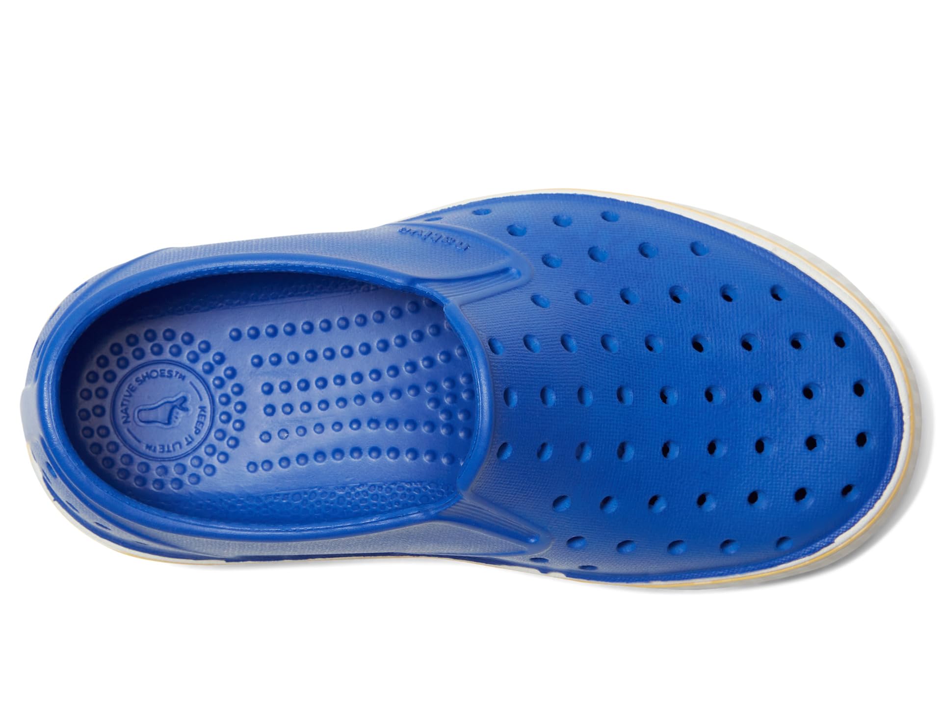 Кроссовки Native Shoes Kids Miles Slip-On, цвет UV Blue/Shell White — фото 2