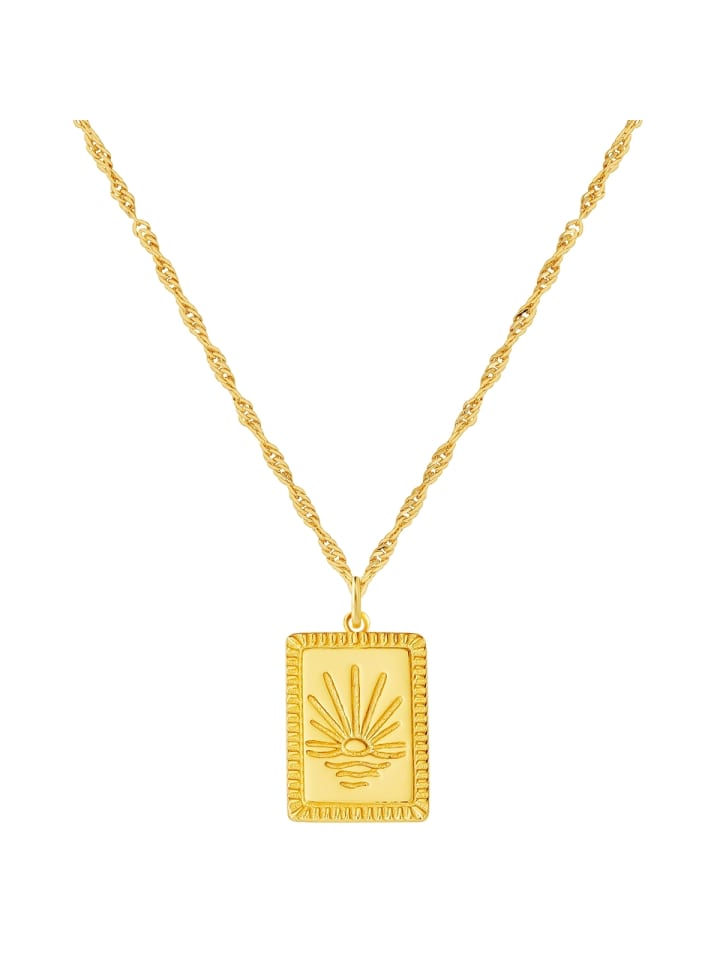 

Glanzstücke München Колье «Закат» из стерлингового серебра с желтым золотом