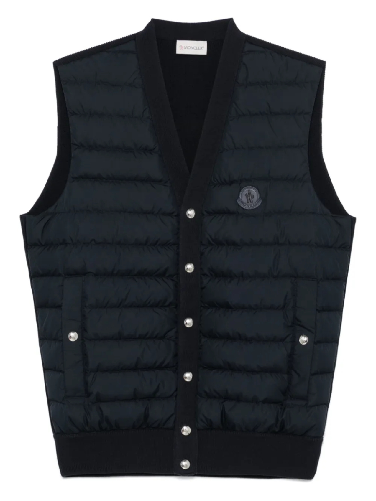 

Стеганый жилет Moncler, синий