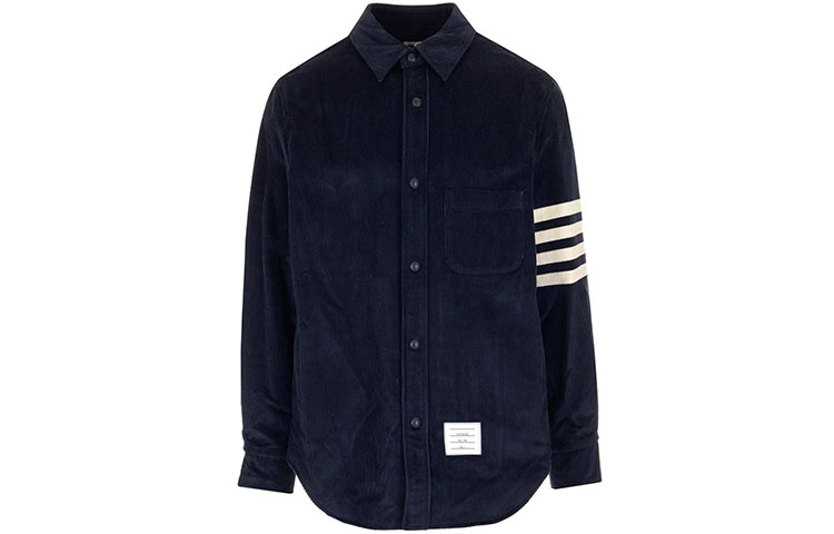

THOM BROWNE Мужская куртка синяя, Marine Blue