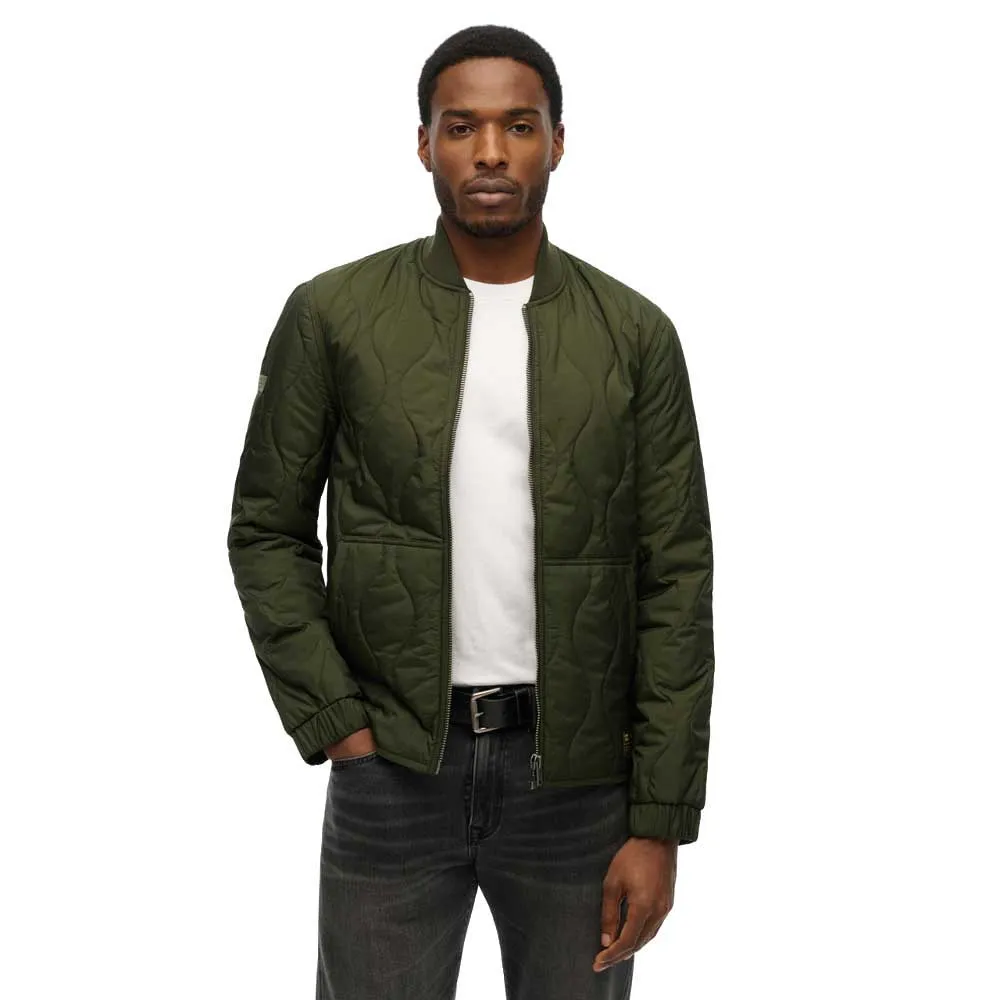

Куртка Superdry Surplus Quilted Liner, зеленый