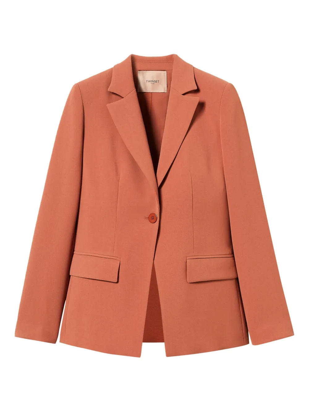 

Однобортный блейзер TWINSET, оранжевый