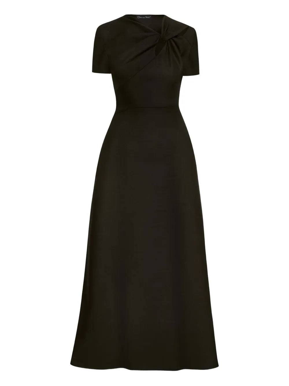 

Платье с драпировкой Oscar de la Renta, черный