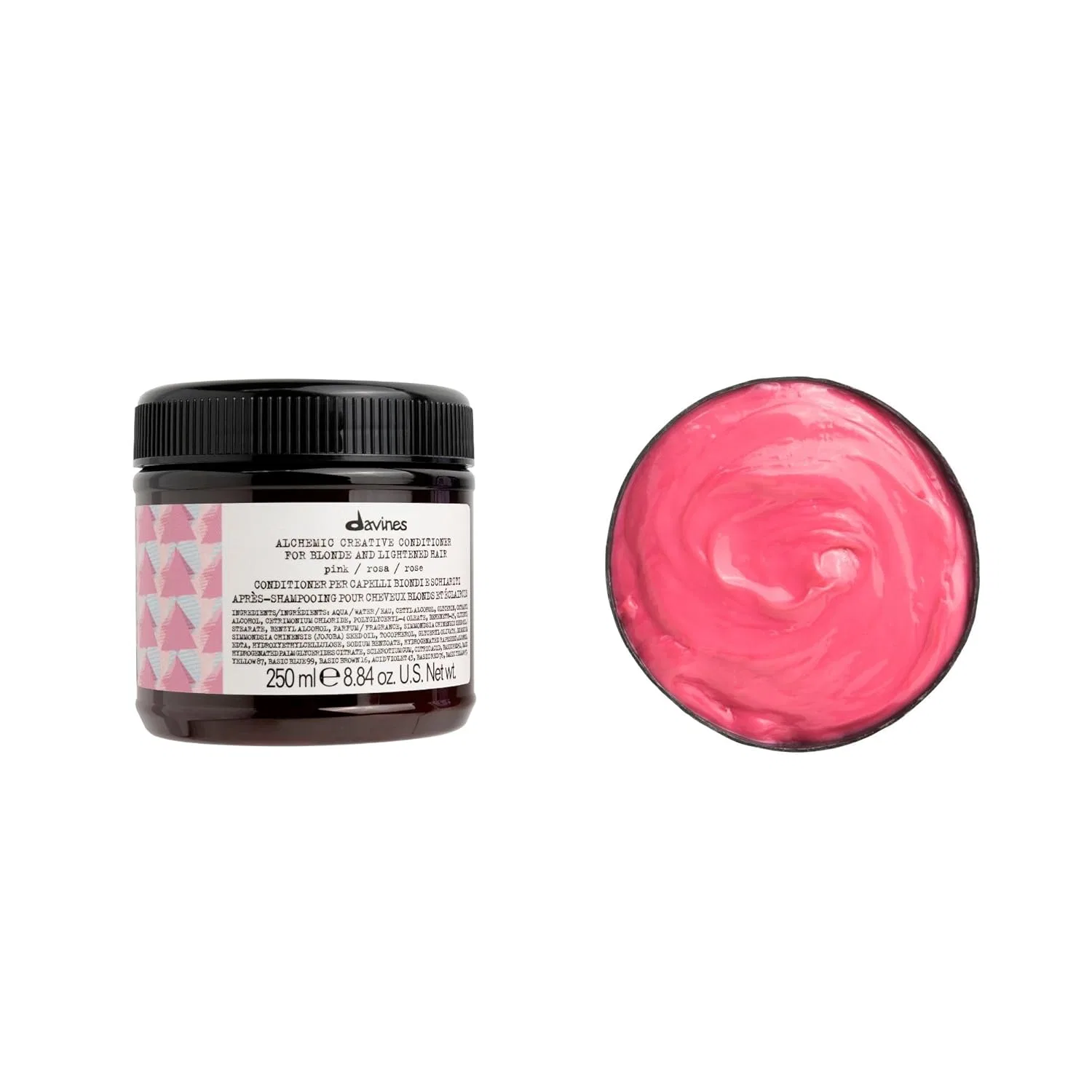 Креативный кондиционер для волос «Alchemic Creative Conditioner Pink» от Davines, розовый, 250 мл Davines — фото 2