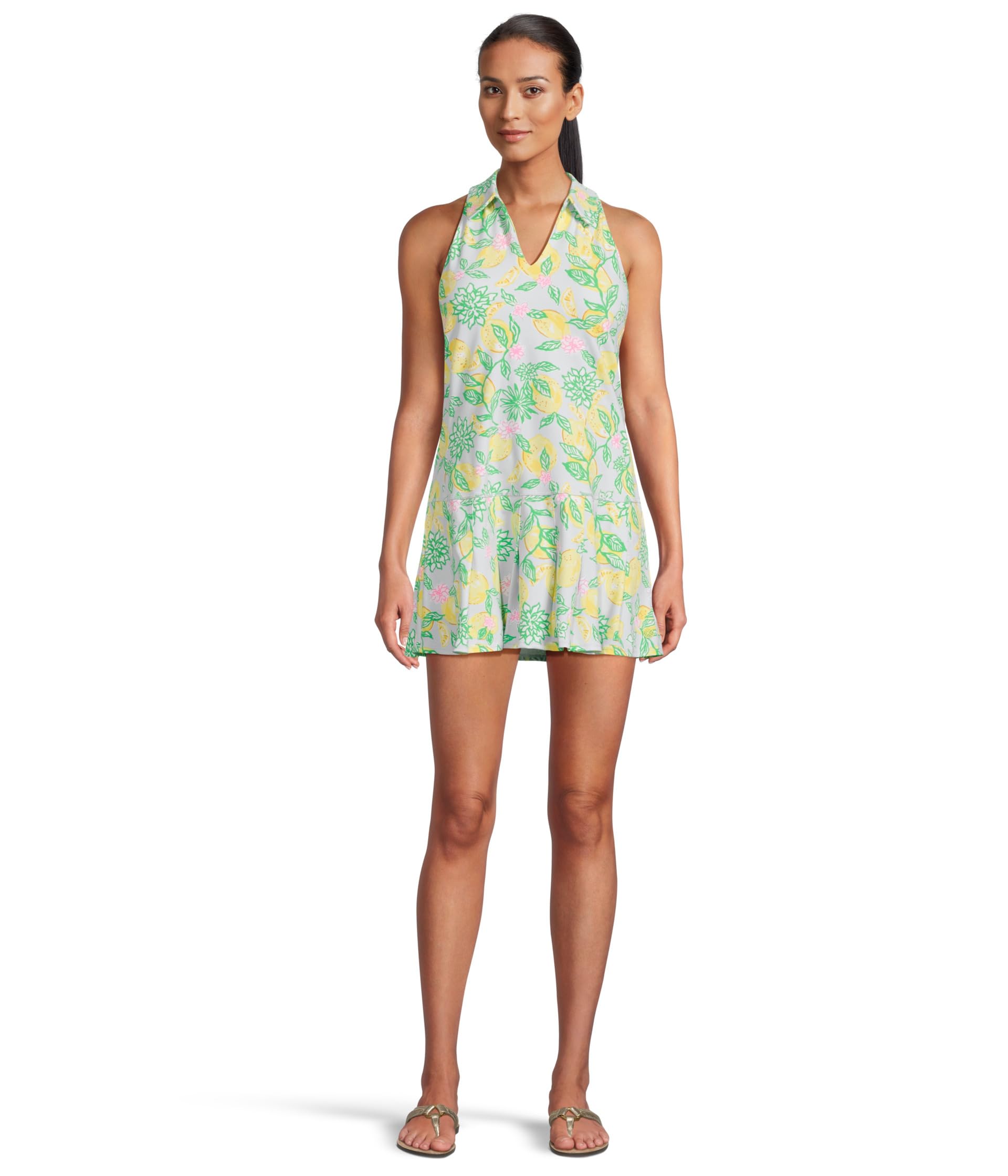 

Платье Lilly Pulitzer Dania Pleated Dress Upf 50, Bluette Make Lemonade