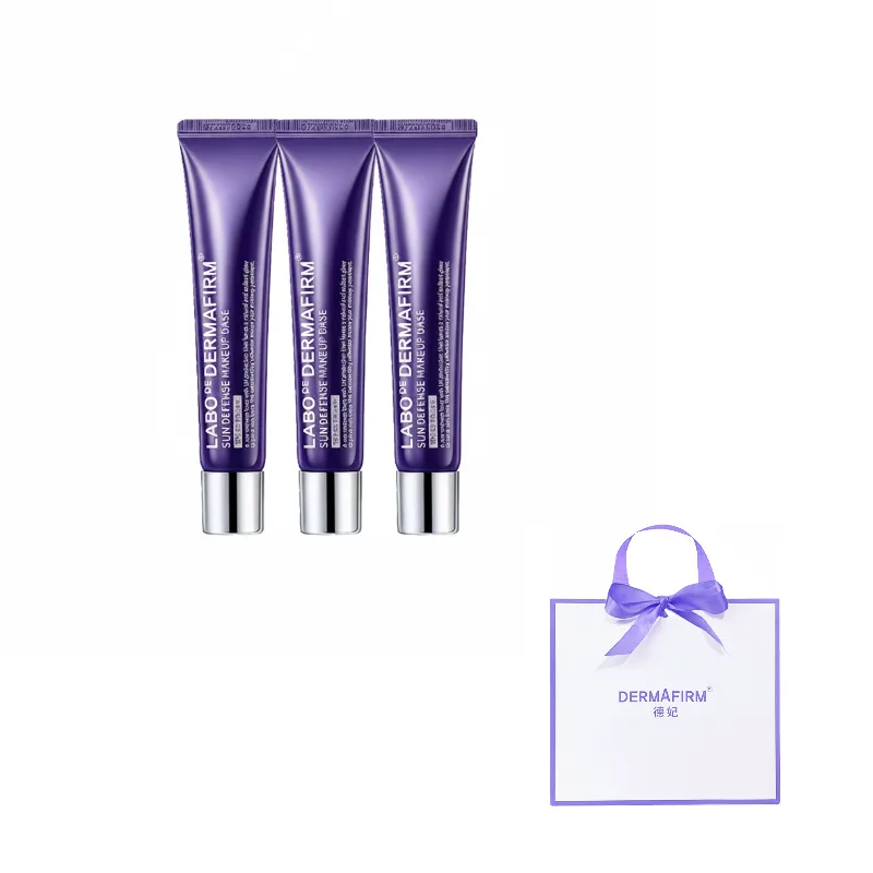 DERMAFIRM+ Крем-праймер с солнцезащитой Perilla Primer Sunscreen Brightening для комбинированной кожи SPF35 PA+++ 40 г, Perilla Leaves Primer 40g*3