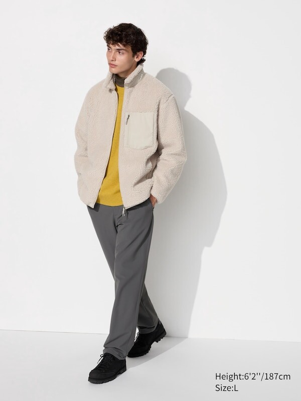 

Легкие брюки heattech эластичные в 2 стороны, длинные Uniqlo, серый