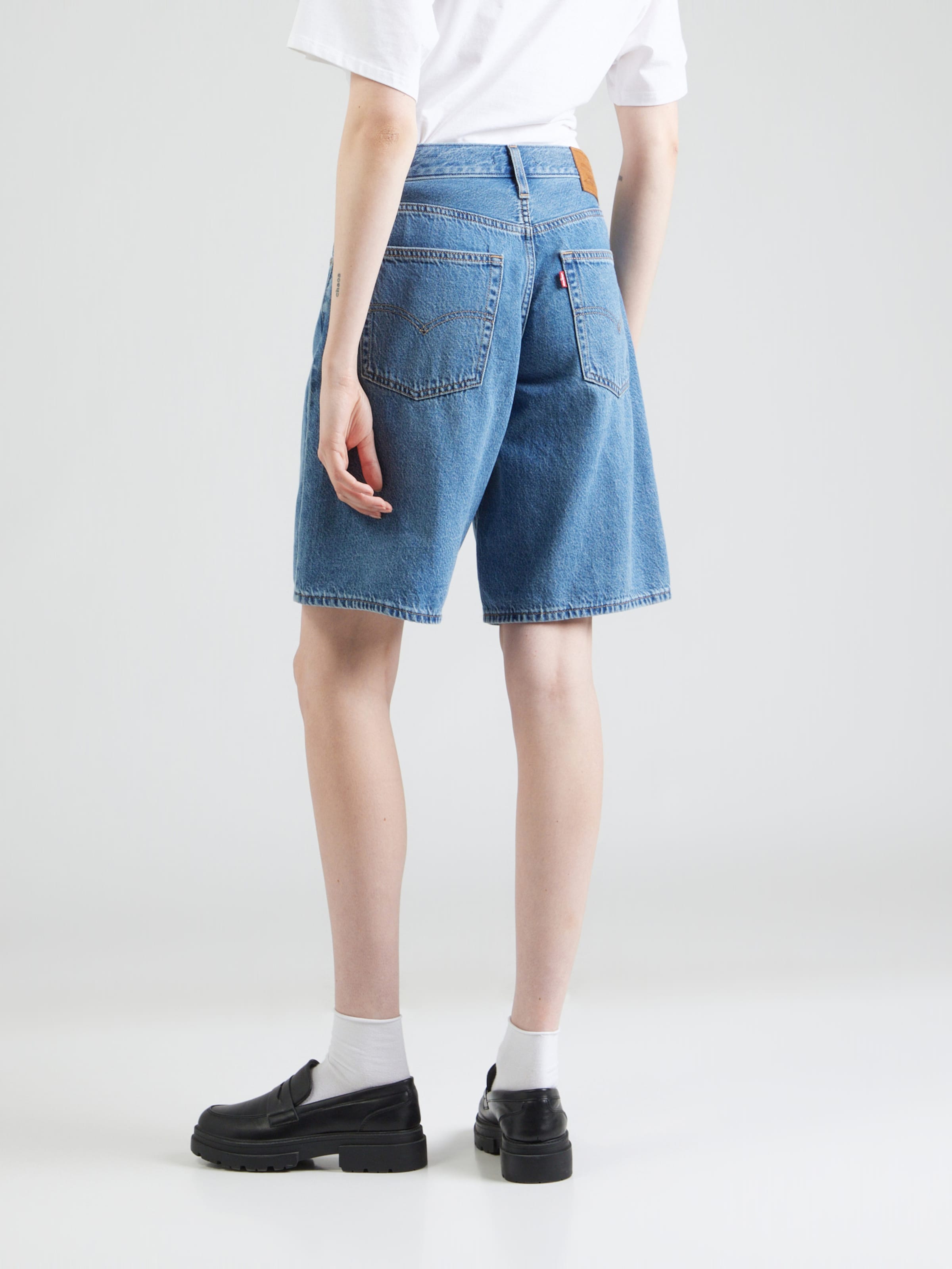 LEVI'S  Свободные джинсовые шорты 'Baggy Dad Jorts' в синем дениме — фото 4