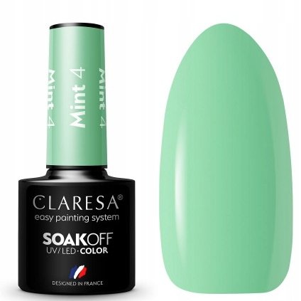 

Claresa Hybrid лак для ногтей Hybrid Uv/led Mint Mint 4 Puderek