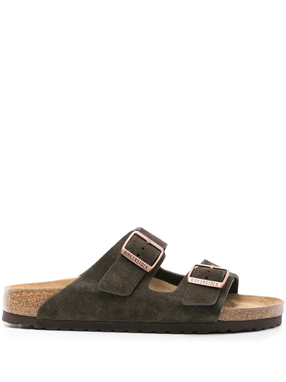 Сандалии Arizona с пряжками BIRKENSTOCK, коричневый