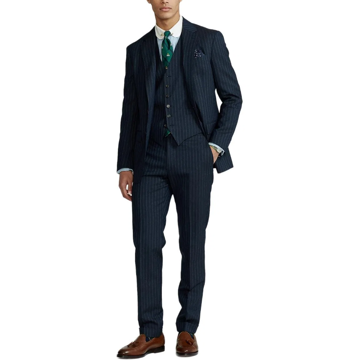 Деловой пиджак Polo Ralph Lauren Marine Blue — фото 3