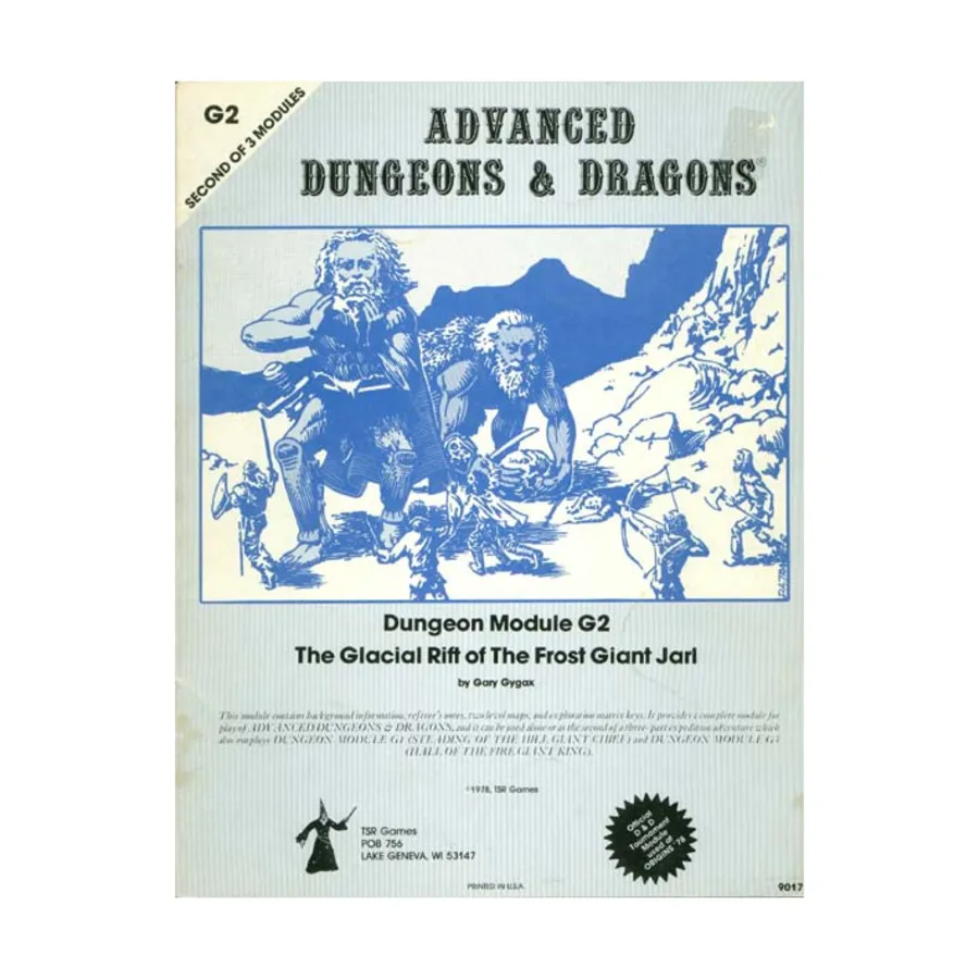 

Модуль Glacial Rift of the Frost Giant Jarl (2nd Printing), Advanced Dungeons & Dragons (1st Edition) - Modules & Adventures - D, G & Q Series