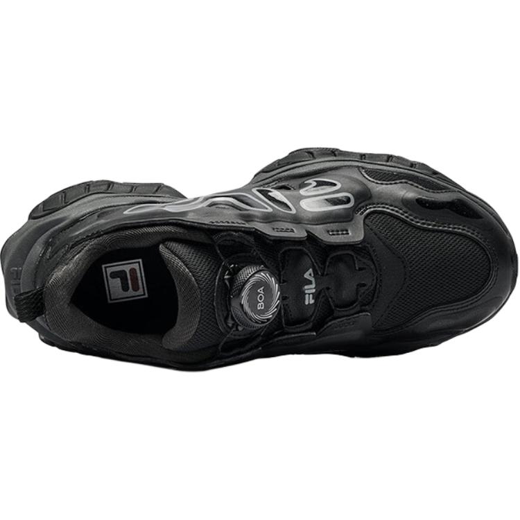 FILA KIDS Детские кроссовки BOA с амортизацией отскока, износостойкие, низкие, черные, для подростков — фото 4