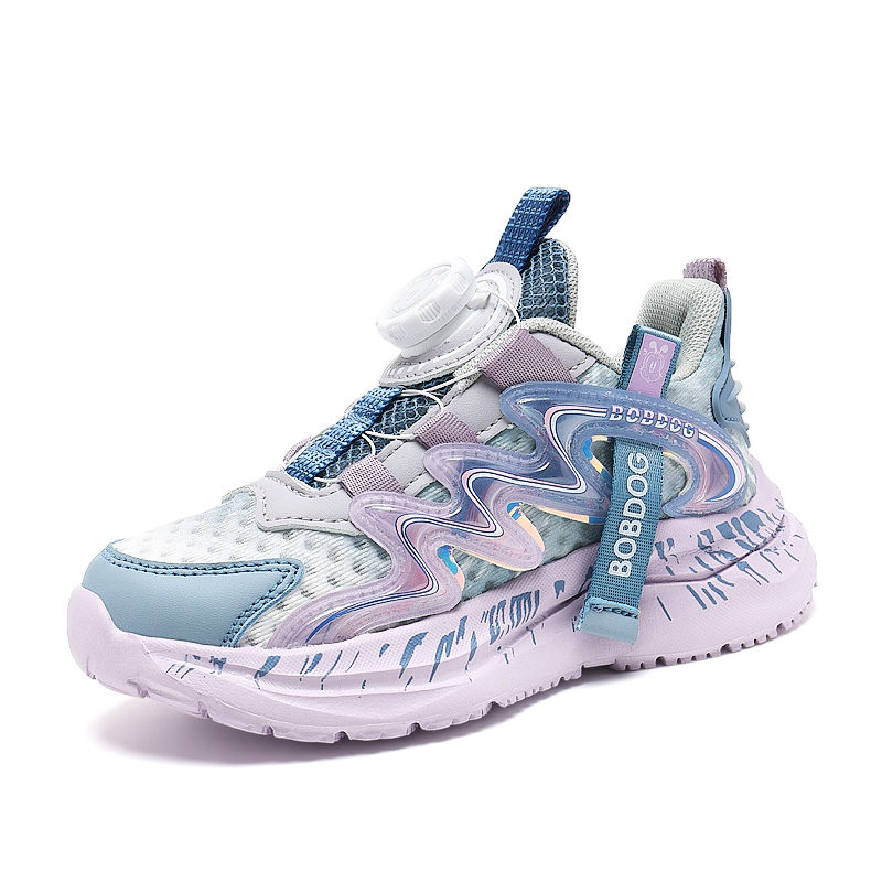 

Детские кроссовки Vivobook с нескользящей подошвой и дышащим верхом для активного отдыха BOBDOG, серый