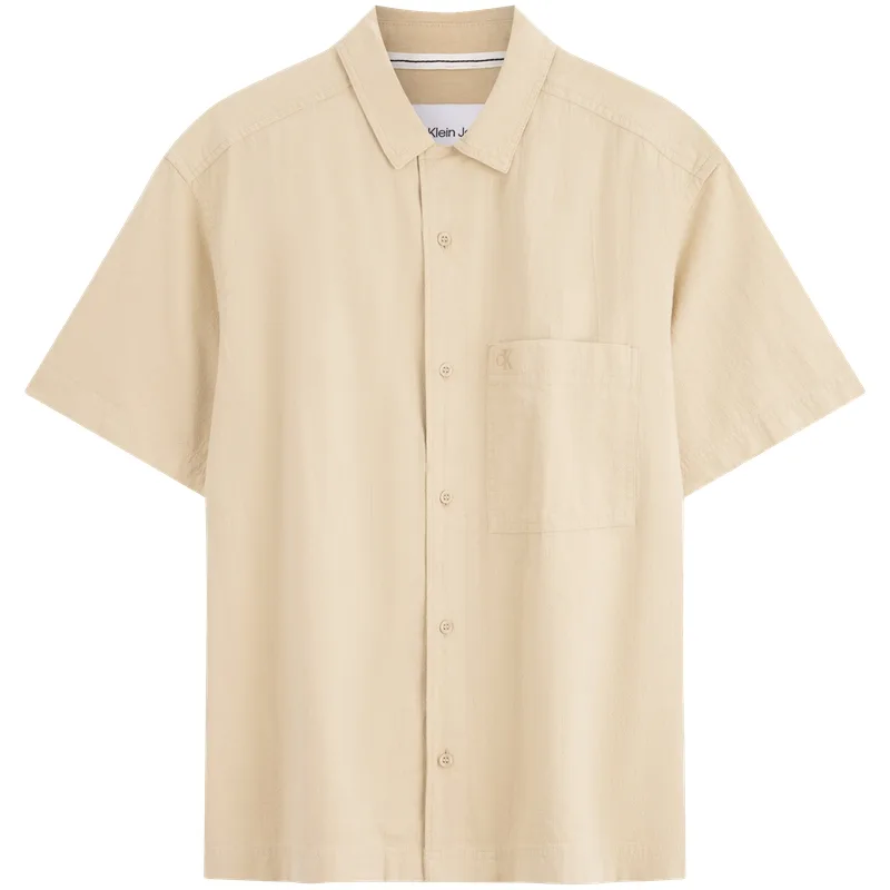 Calvin Klein Рубашка мужская RAE с заостренным воротником, цвет khaki