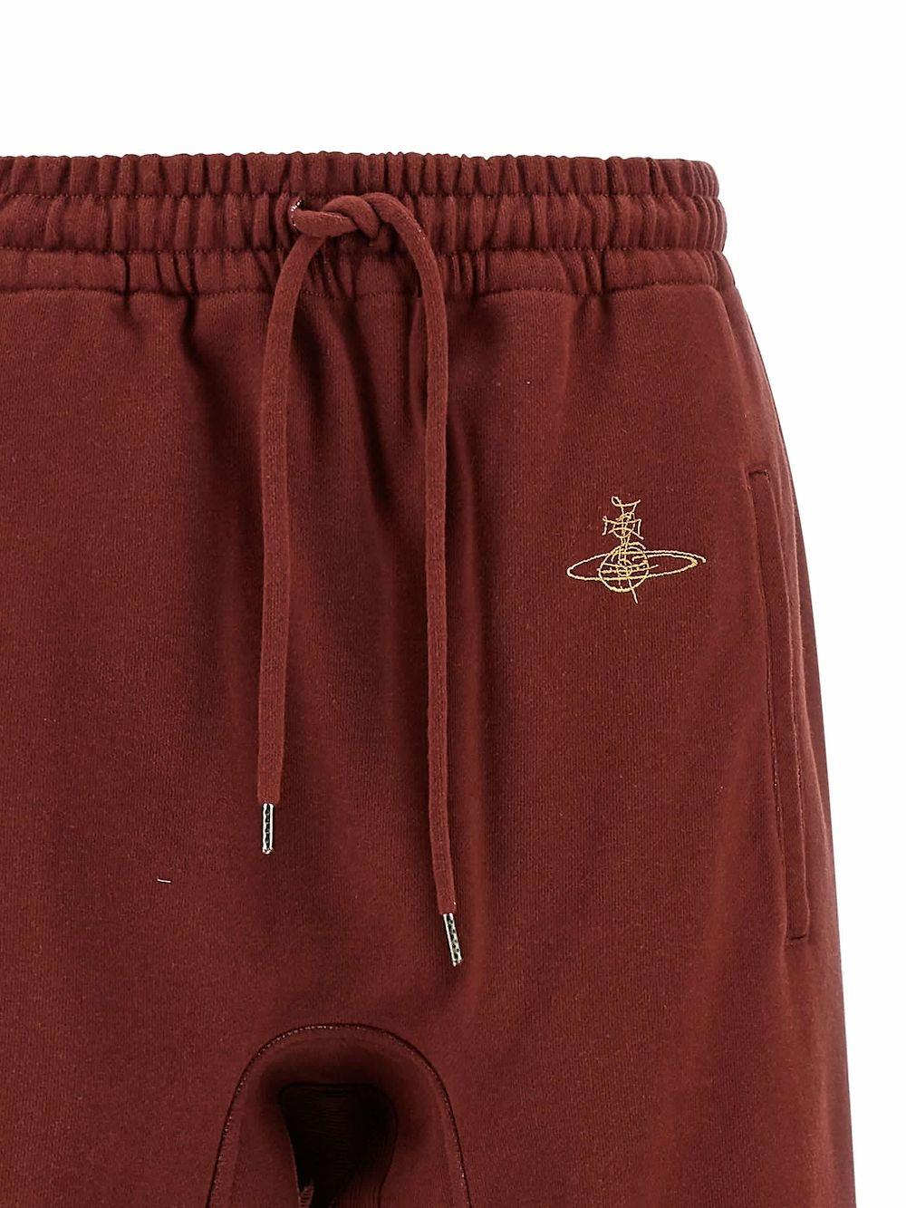 Спортивные брюки с вышивкой Vivienne Westwood, коричневый — фото 3
