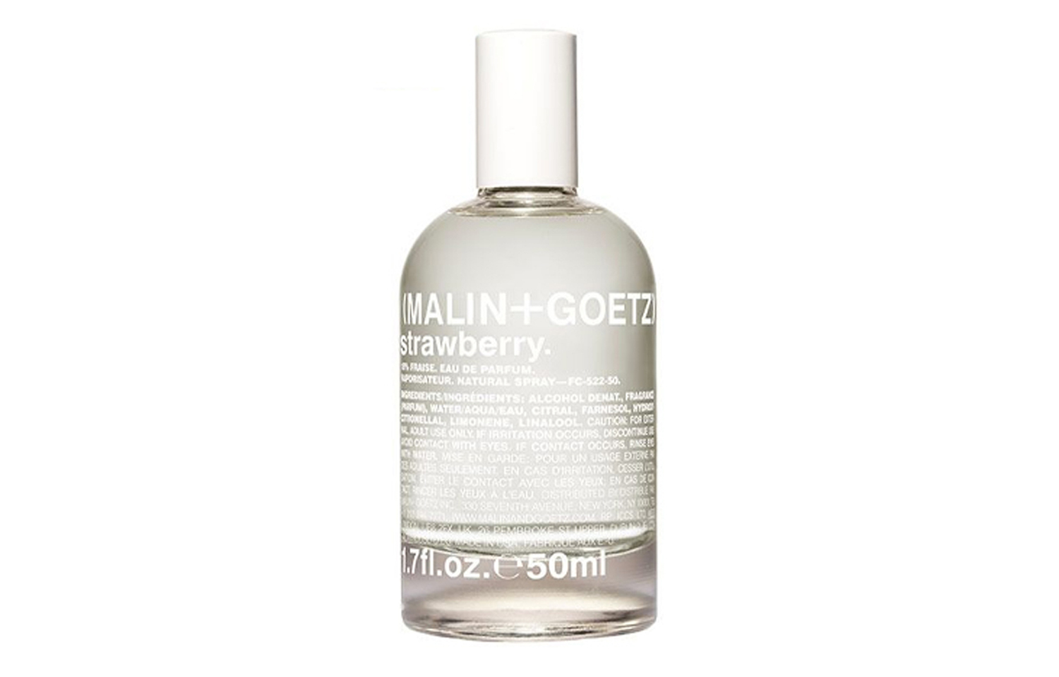 

Malin Goetz Классический парфюм Unbridled White Strawberry с цветочно-фруктовым ароматом EDP клубника лимон 50 мл