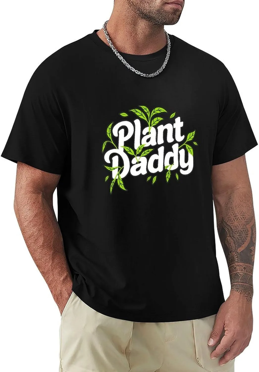 

Футболка Plant Daddy из мягкого хлопка, дышащая с принтом Pndlkeir