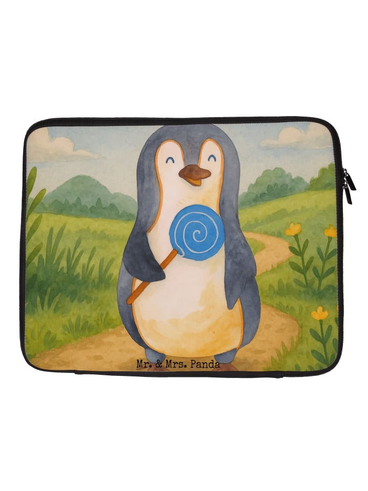 

Mr. & Mrs. Panda Сумка для ноутбука с изображением пингвина на леденце (без слогана) белого цвета