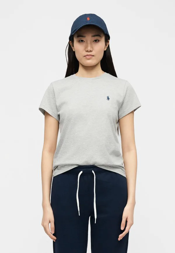 Классическая футболка с круглым вырезом, базовая футболка Polo Ralph Lauren, Cobblestone Heather — фото 3
