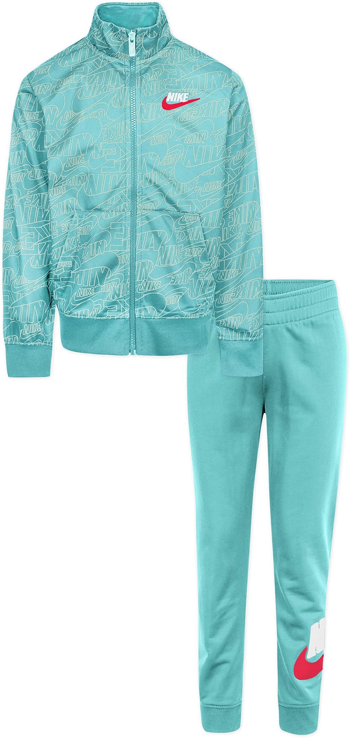 

Детский набор Nike Logo Tricot Set, цвет Washed Teal