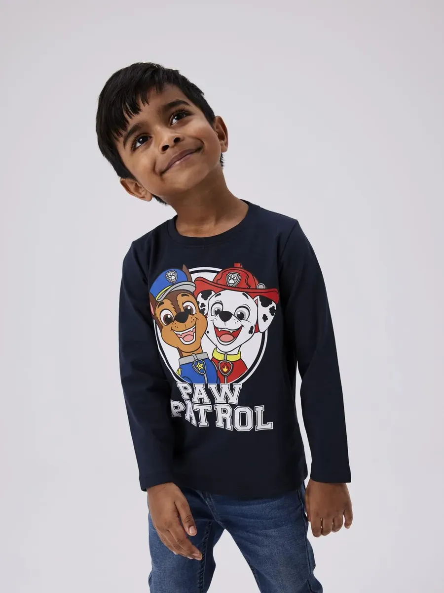 

Рубашка с длинными рукавами Name It "NMMJOLLO PAWPATROL LS TOP NOOS CPLG", цвет Dark Sapphire