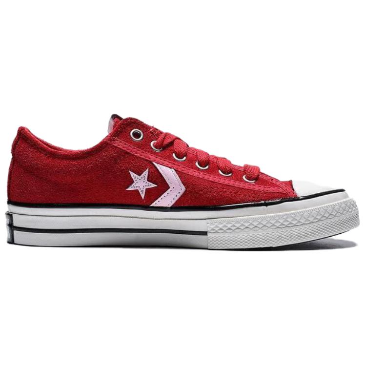 Converse CONS SEASONAL низкие кроссовки из канвы Unisex красные — фото 3