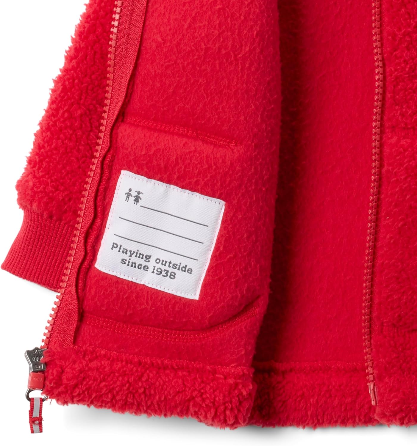Columbia Unisex Baby Rugged Ridge II Sherpa Full Zip, Mountain Red — фото 3