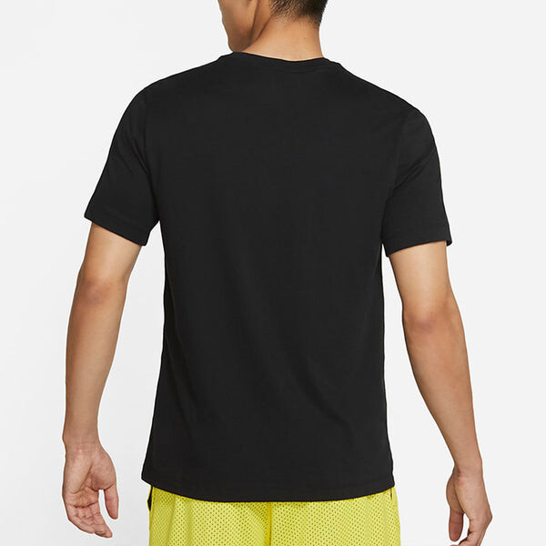 Футболка great unity ss tee1 casual sport breathable logo print short sleeves t shirt men's black Nike, черный — фото 4
