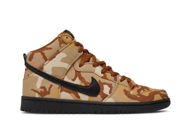 

Кроссовки Nike Dunk High Pro SB 'Brown Camo', коричневый