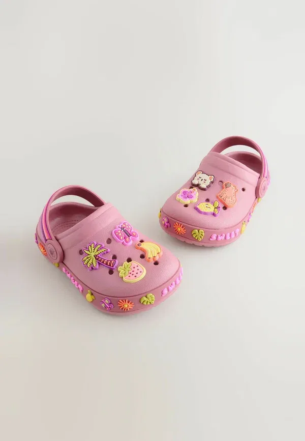 Тип товара: Шлепанцы, бренд: Next, модель: Standard fit character clogs pool slides, цвет: ржаво-коричневый — фото 2