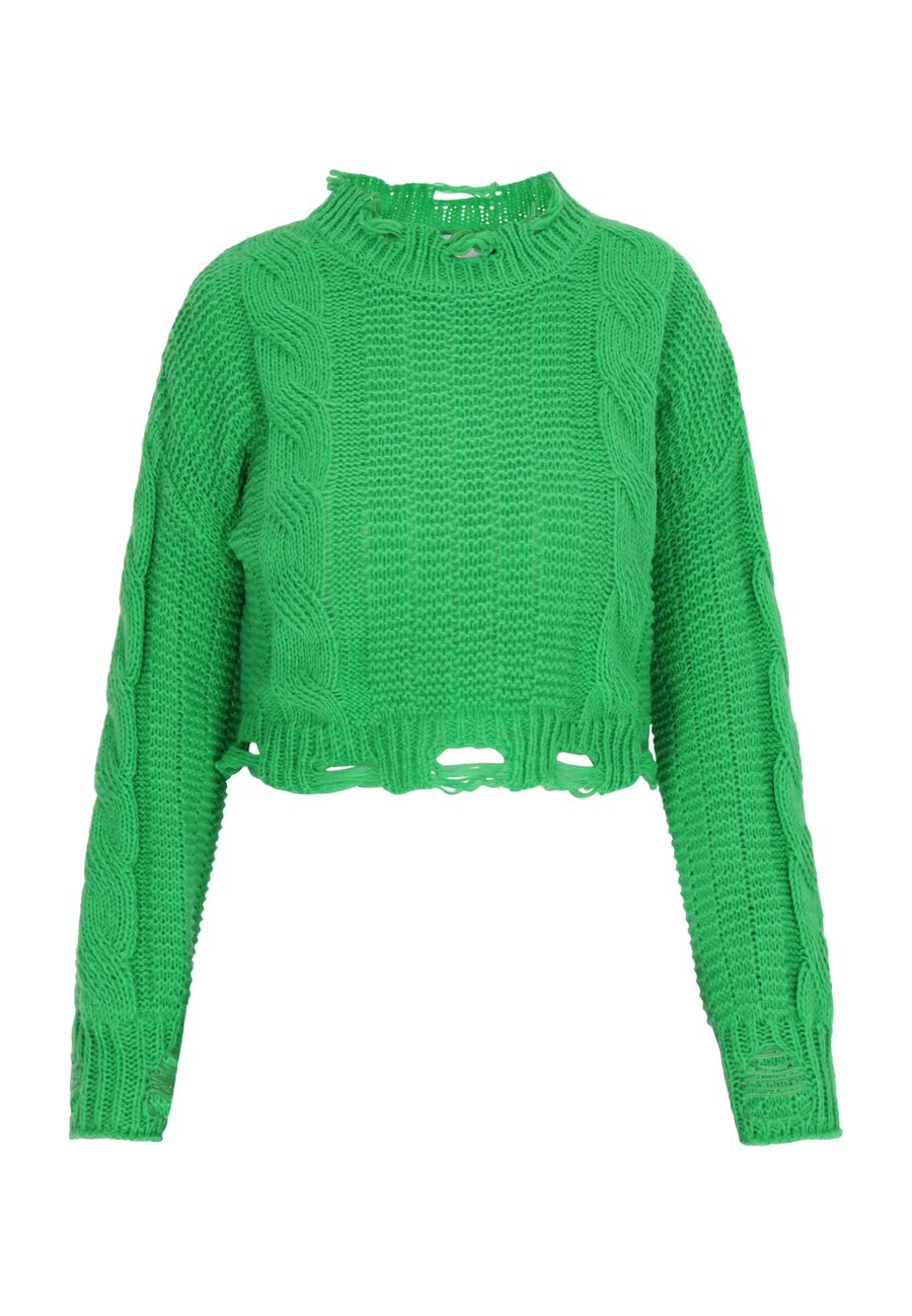 

Тонкий вязаный свитер MYMO Sweater, лаймовый
