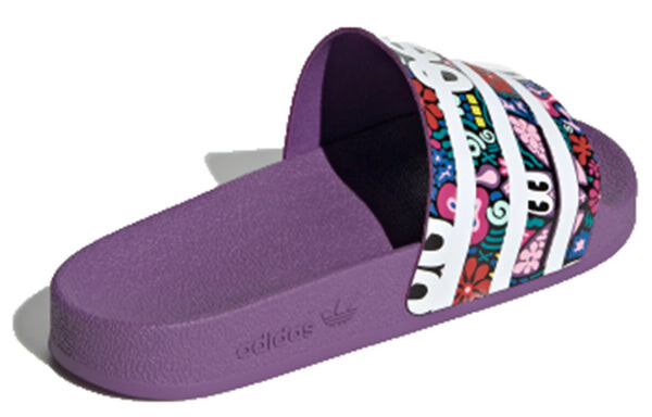Тапочки originals adilette slides slippers Adidas, фиолетовый — фото 3