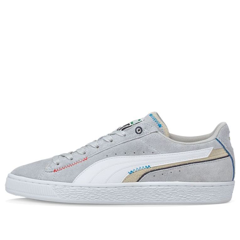 

Кеды PUMA Suede 'Displaced - Harbor Mist', белый