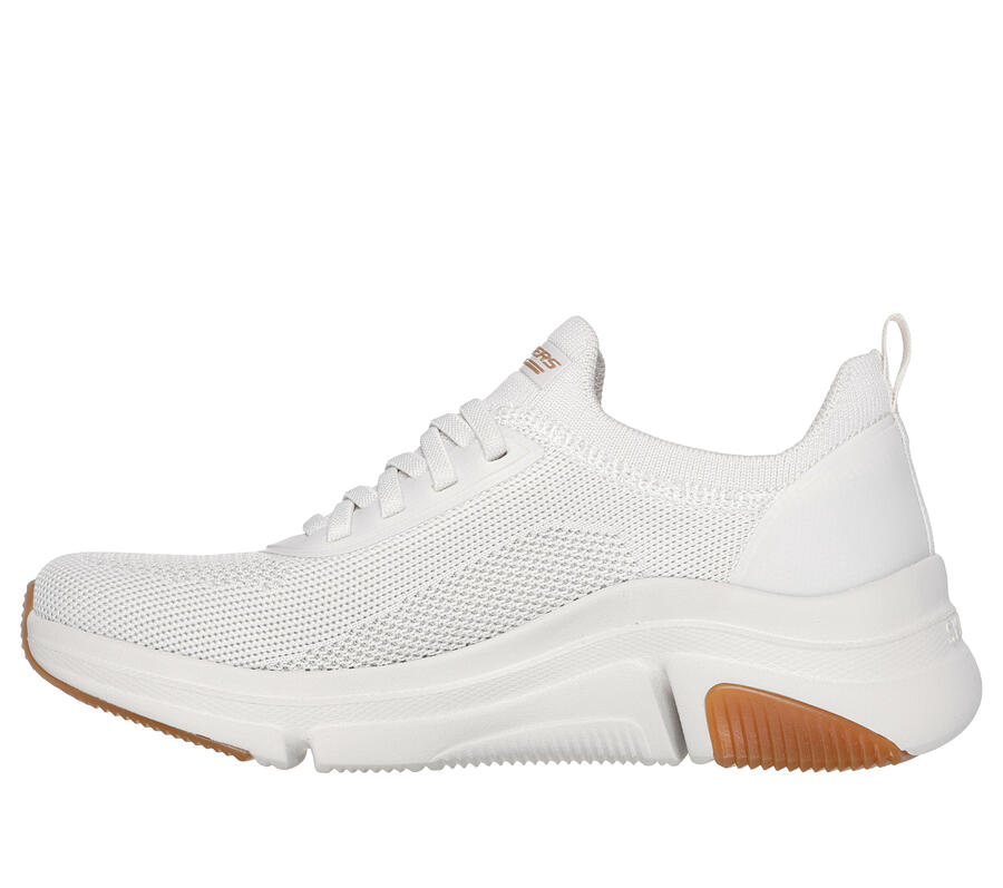 SKECHERS Женские кроссовки BOBS SPARROW FLEX INSTANT CLOUT Slip-On белого цвета — фото 4